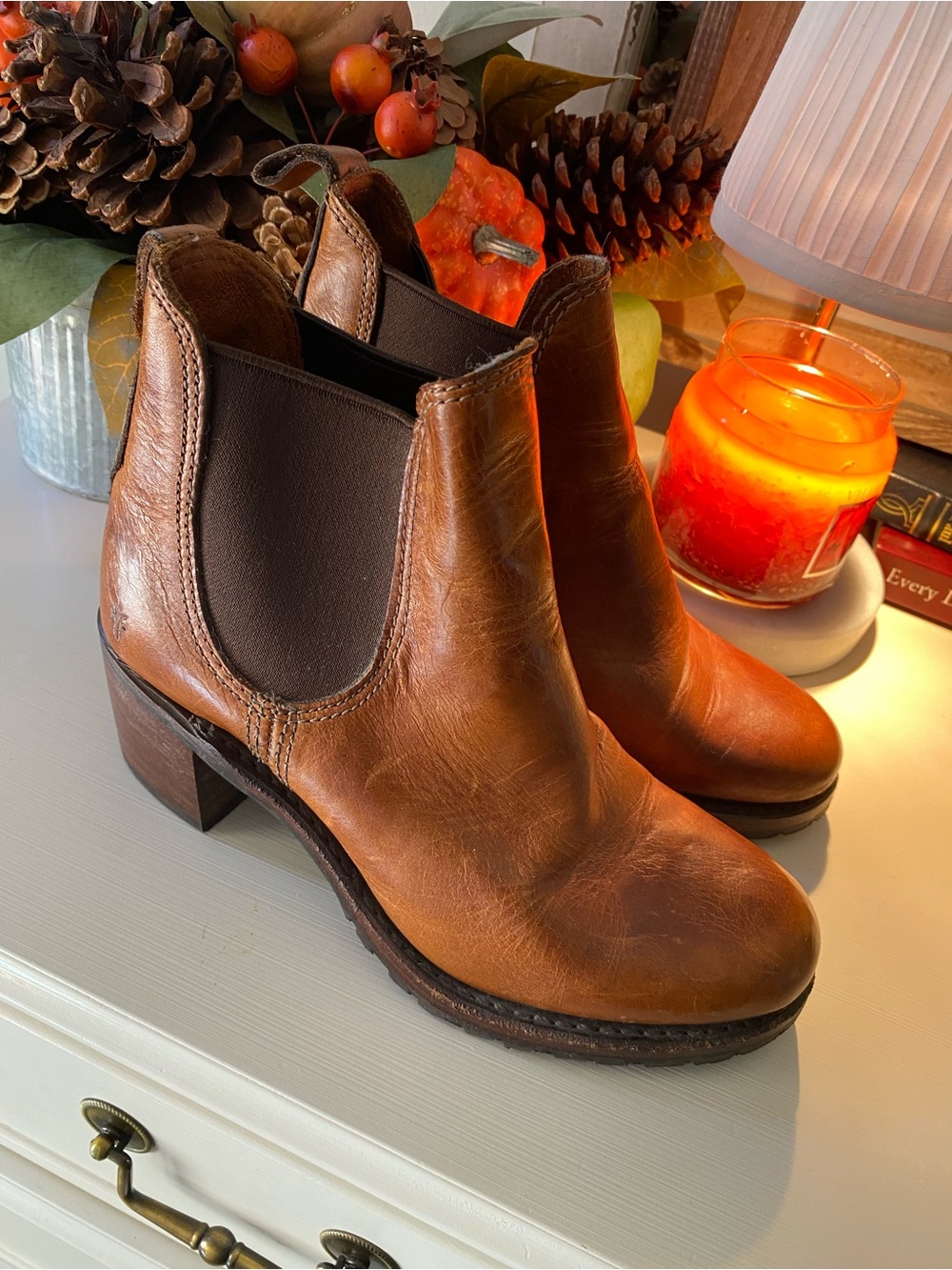 Frye Classic Brown Leather Boots